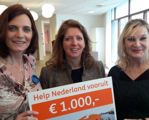Help NL vooruit schenkt 1000 euro
