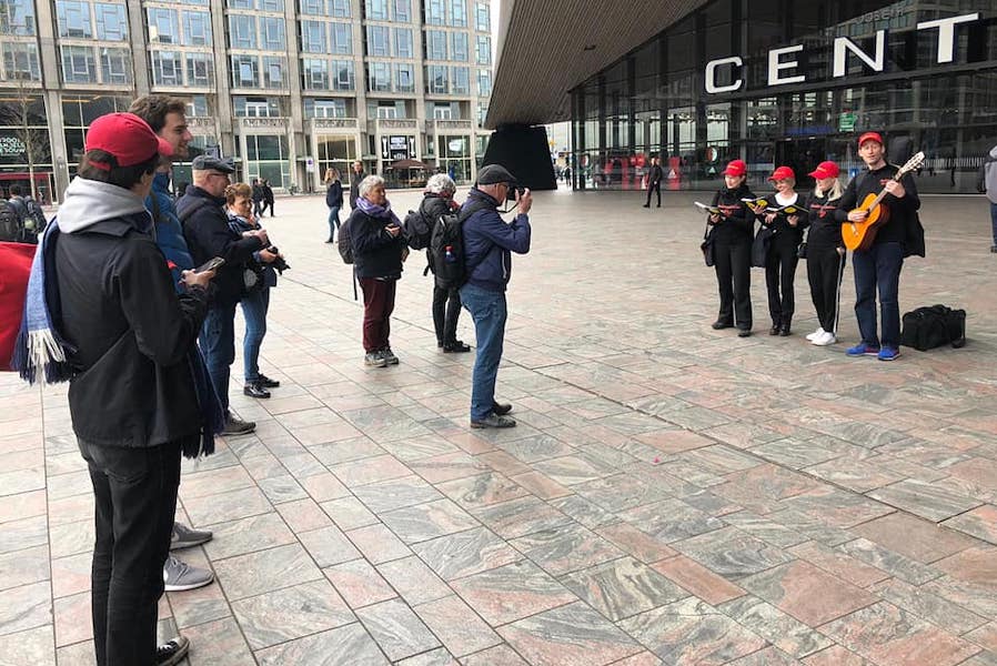 BedtimeStories op Centraal Station Den Haag