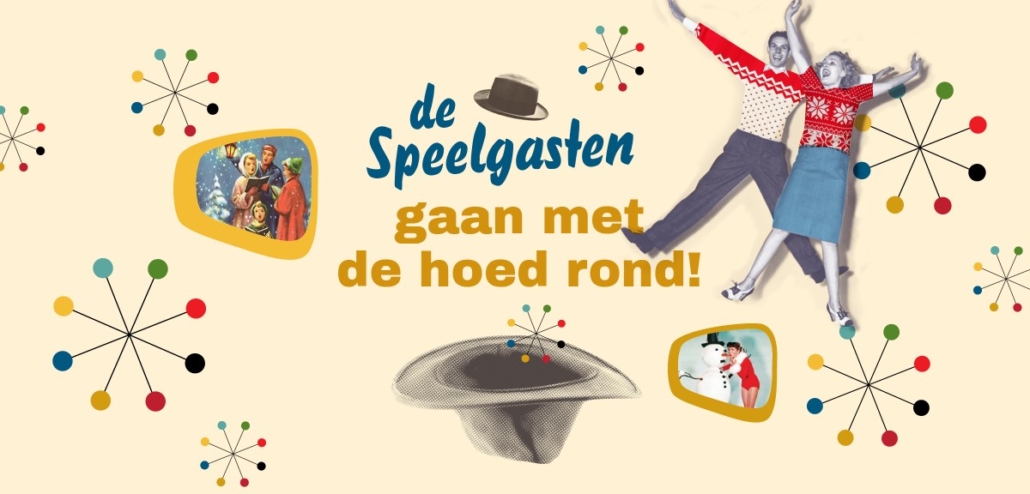 Met de hoed rond