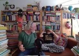 Leon en zoon Jonathan op 29 mei